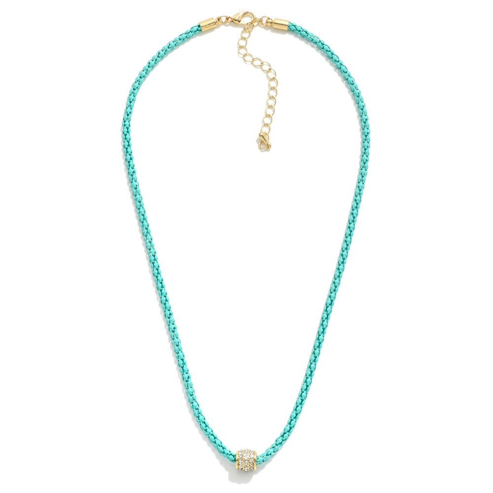 West Coast Sun Necklace, Turquoise