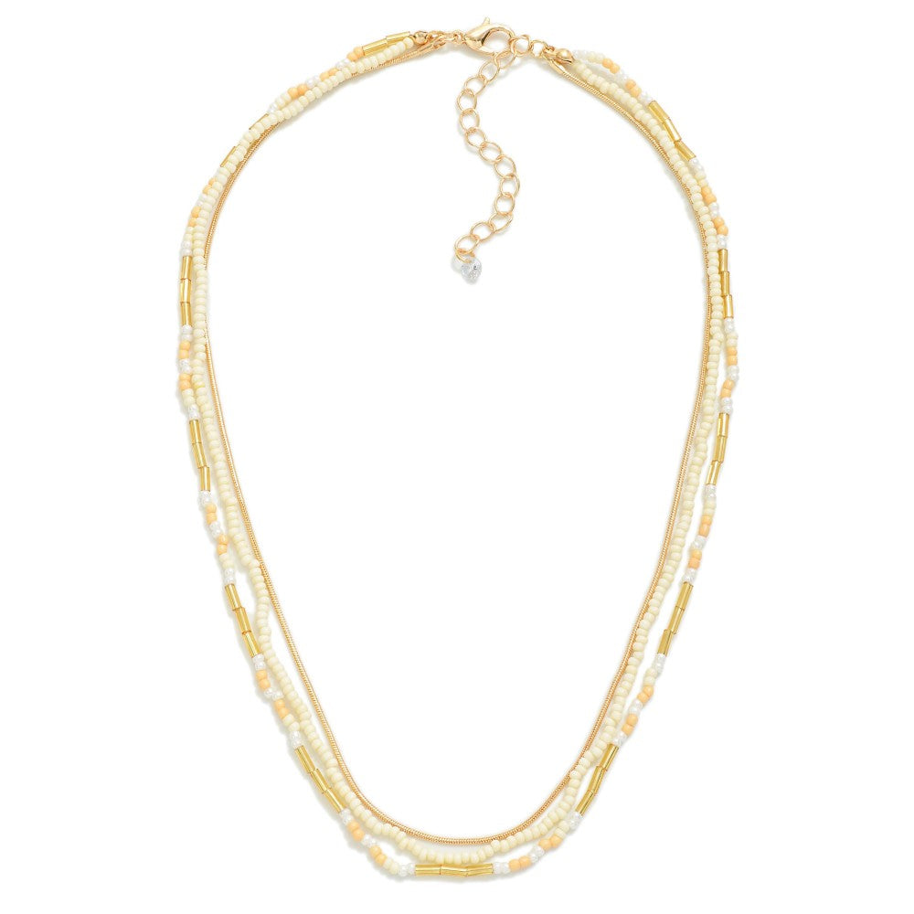 Delicate Drift Necklace, Ivory