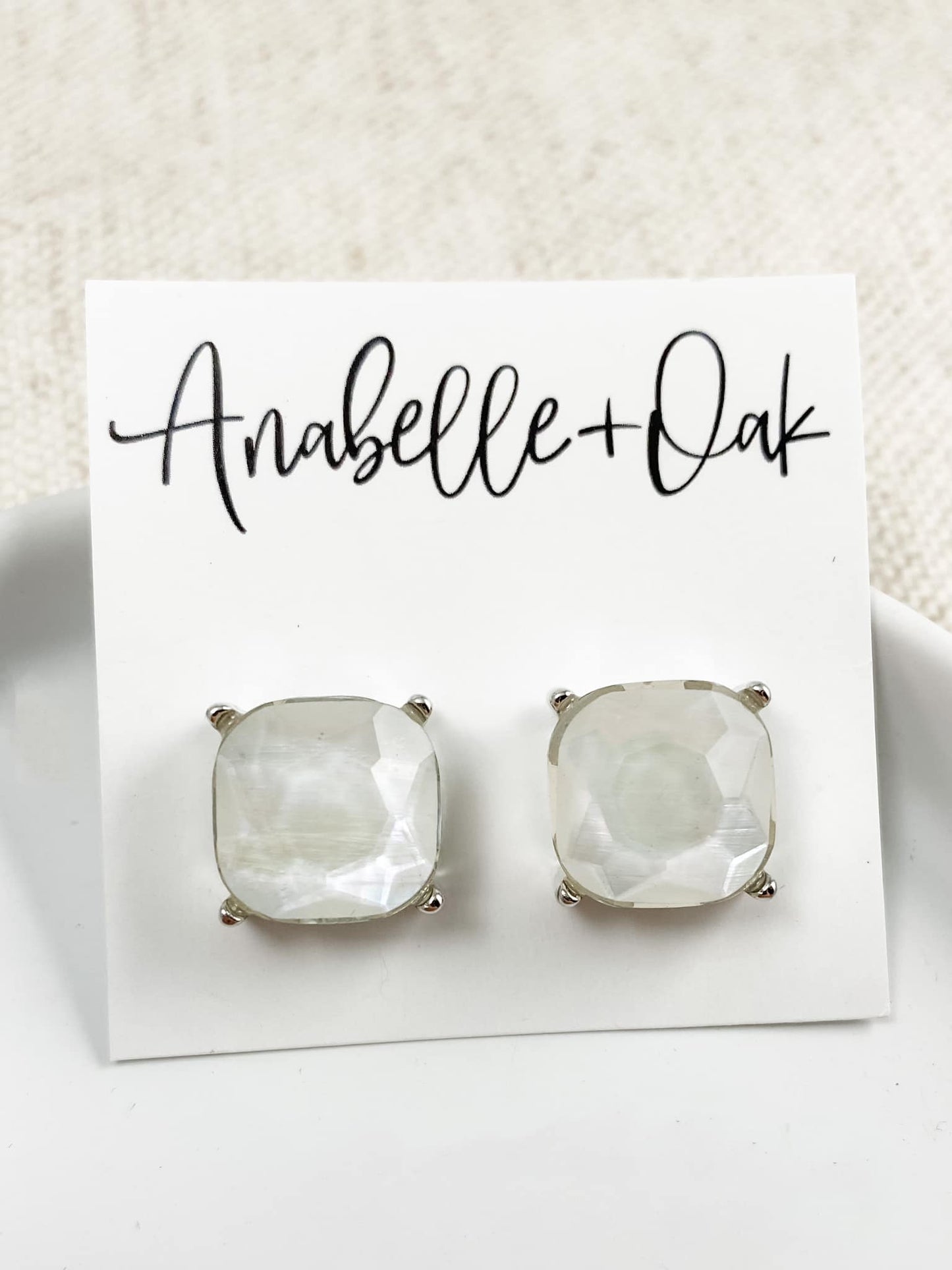Opal Frost Studs