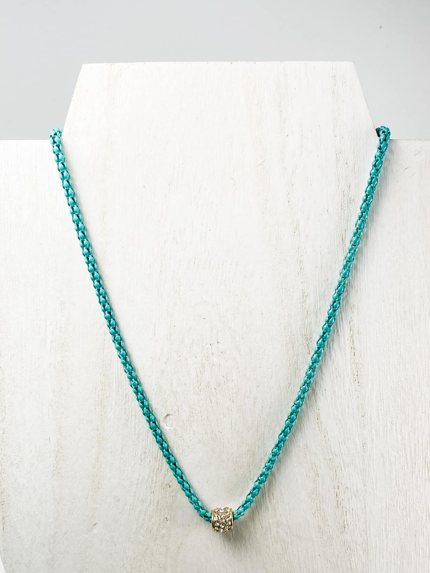 West Coast Sun Necklace, Turquoise