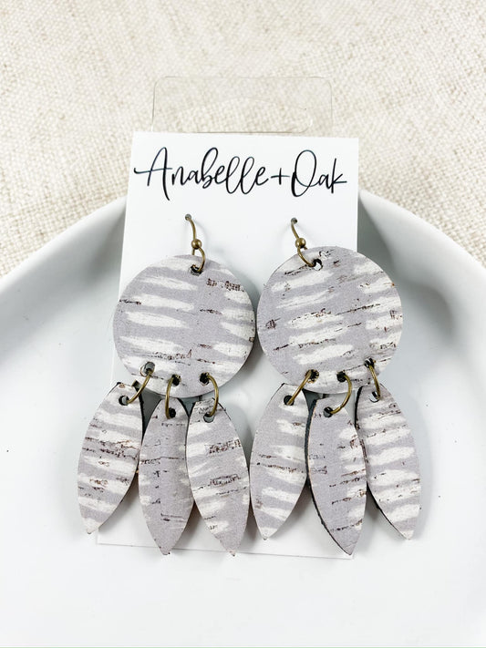 Gray & White Boho Chandeliers