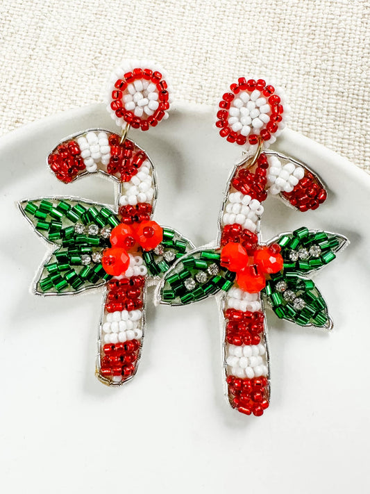 Candy Cane Lane Earrings