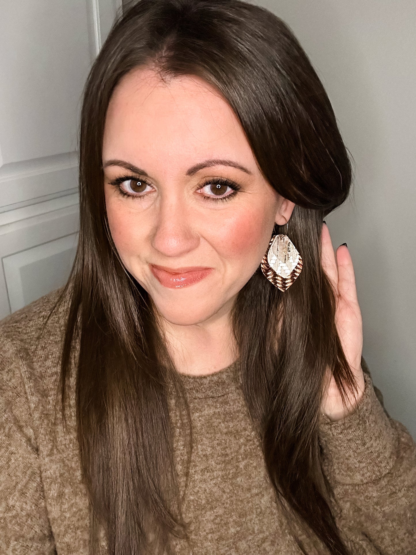 Birch & Bronze Earrings