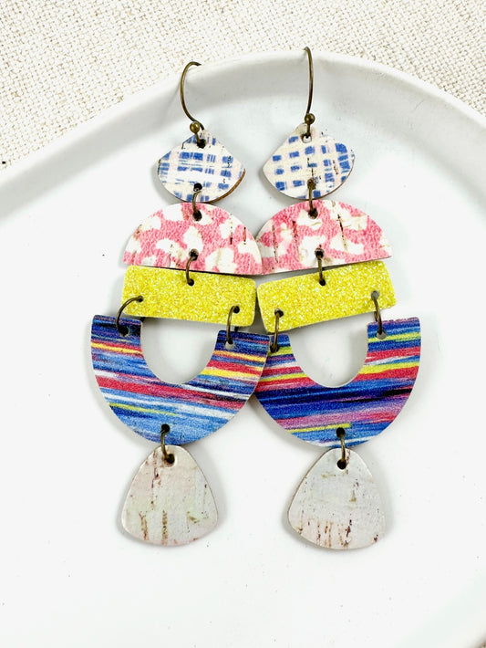 Chromatic Cascade Earrings