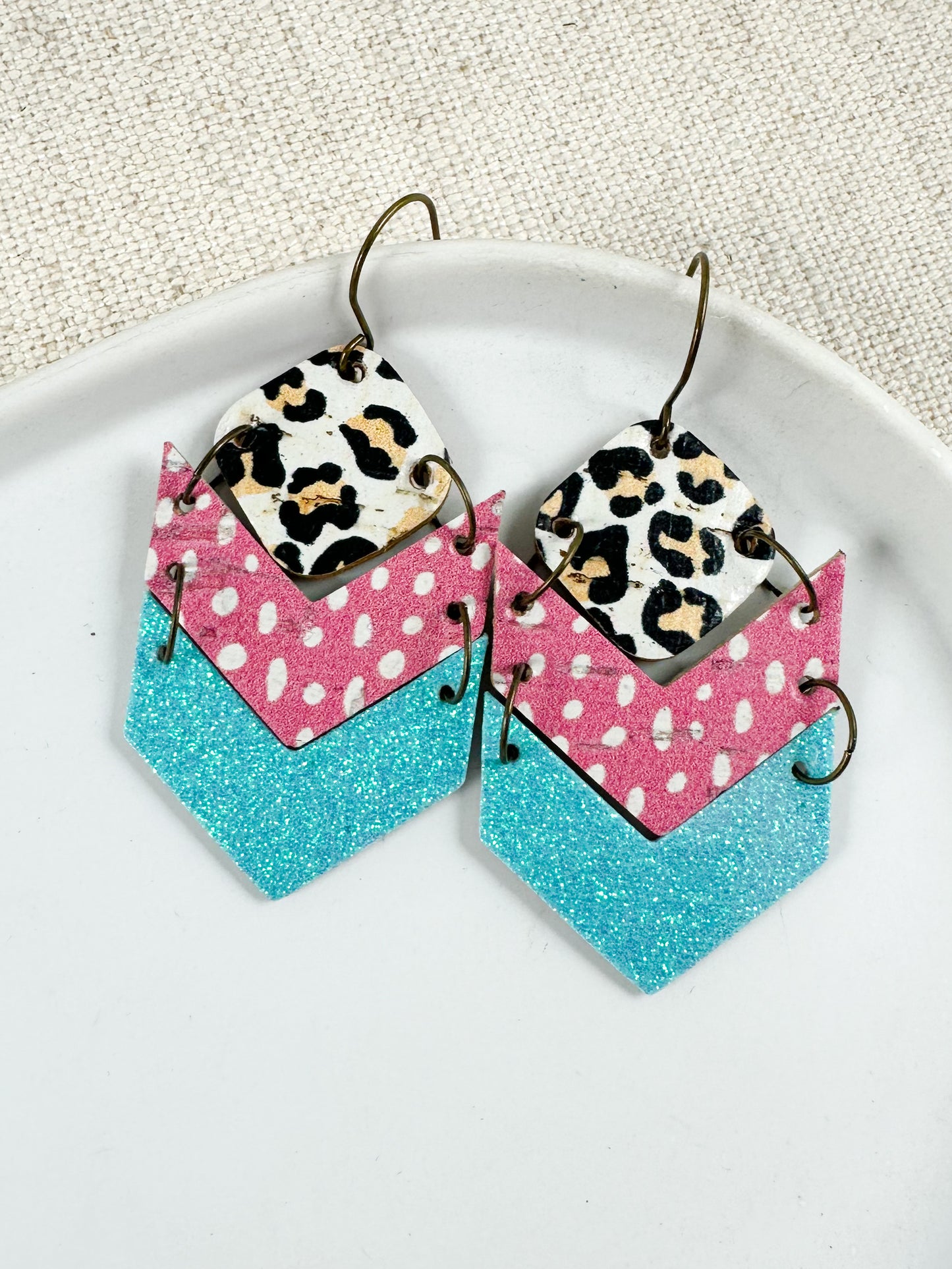 Electric Leopard Earrings
