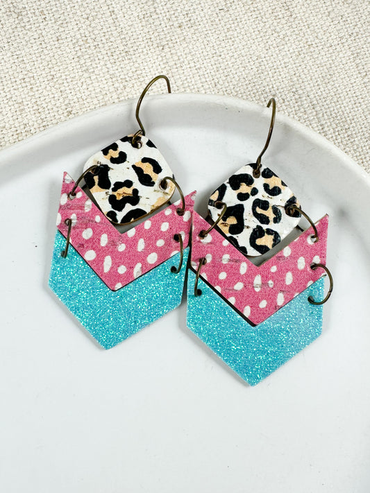 Electric Leopard Earrings