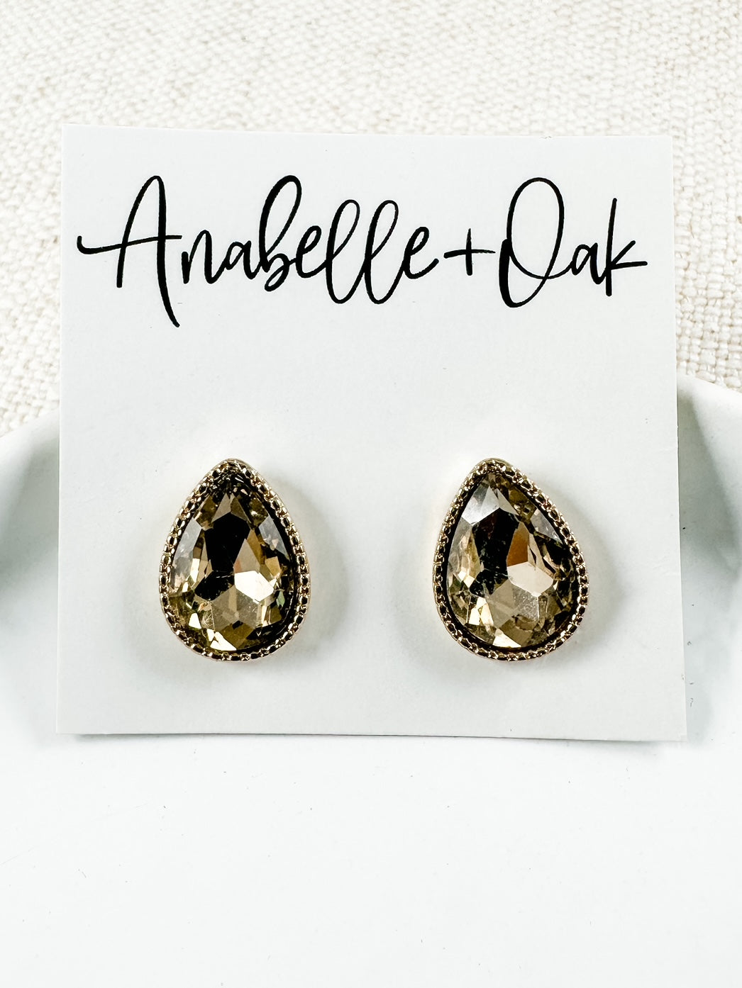 Star Gazing Studs, Topaz