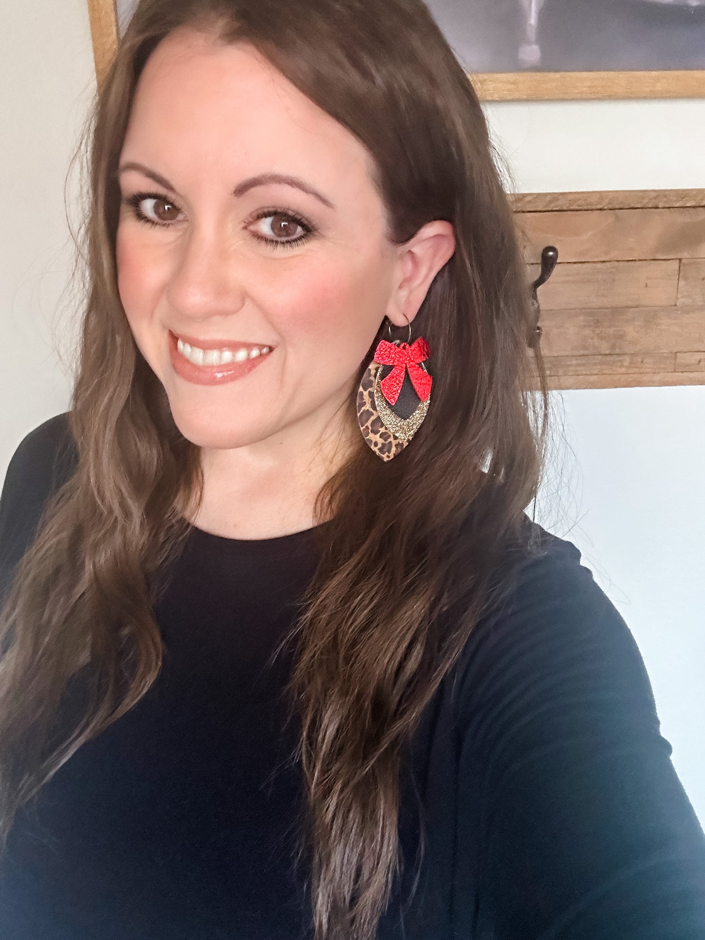 Layered Bow Luxe Earrings