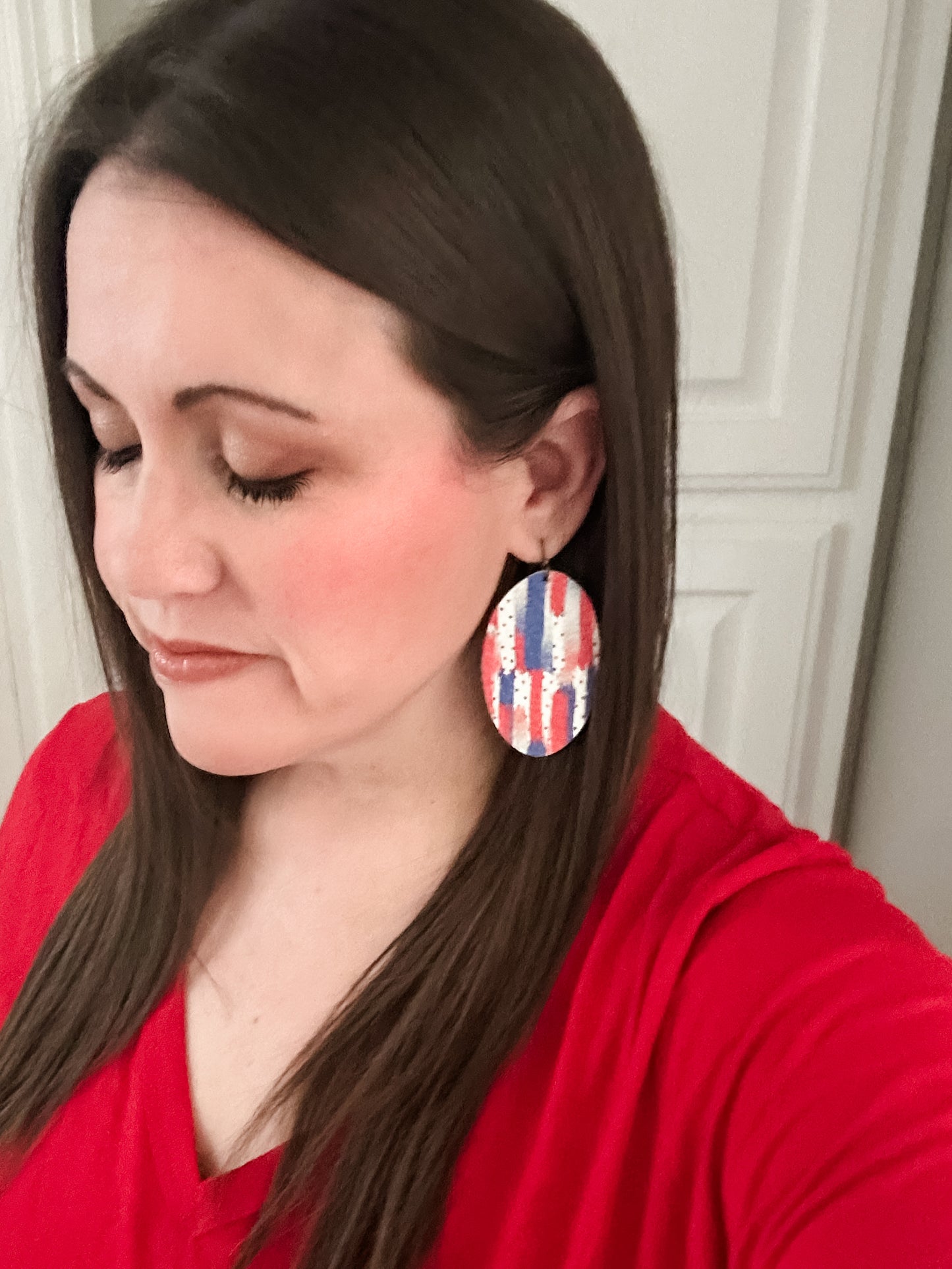 Firecracker Confetti Leather, Large Dogwood