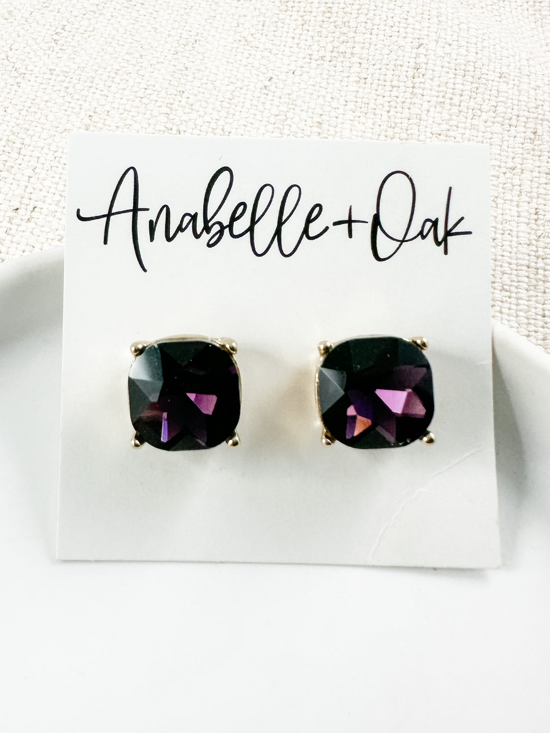 Amethyst Haze Studs