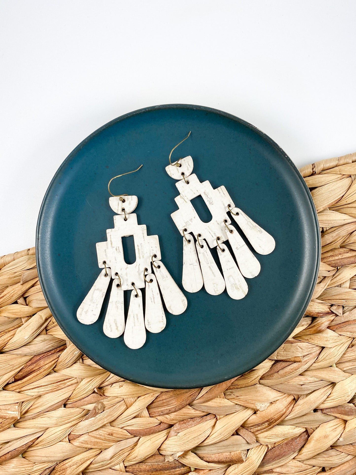 White Mesa Earrings
