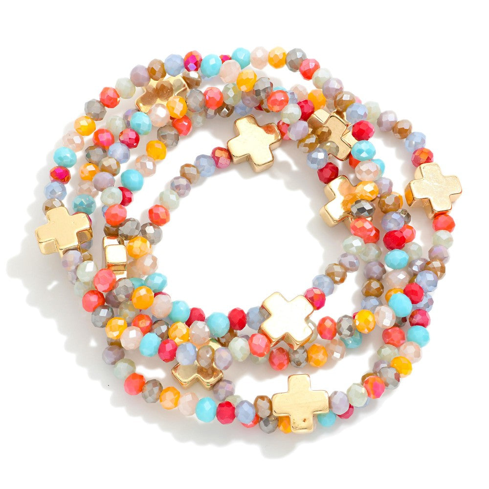 Faith & Fire Bracelet Set, Multi