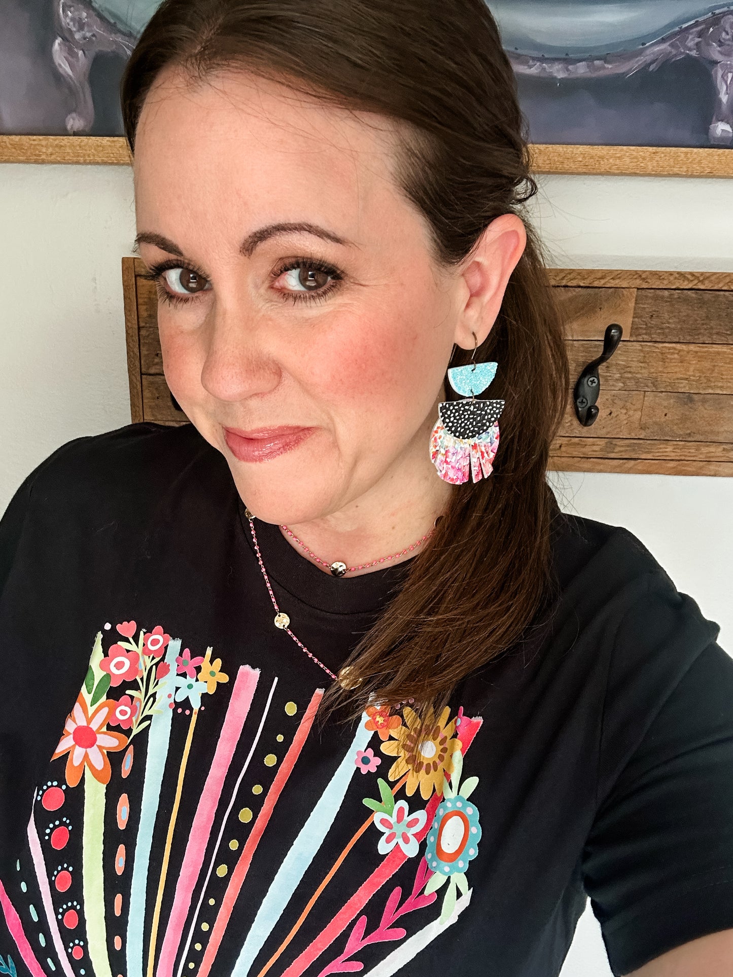 Painted Horizon Earrings