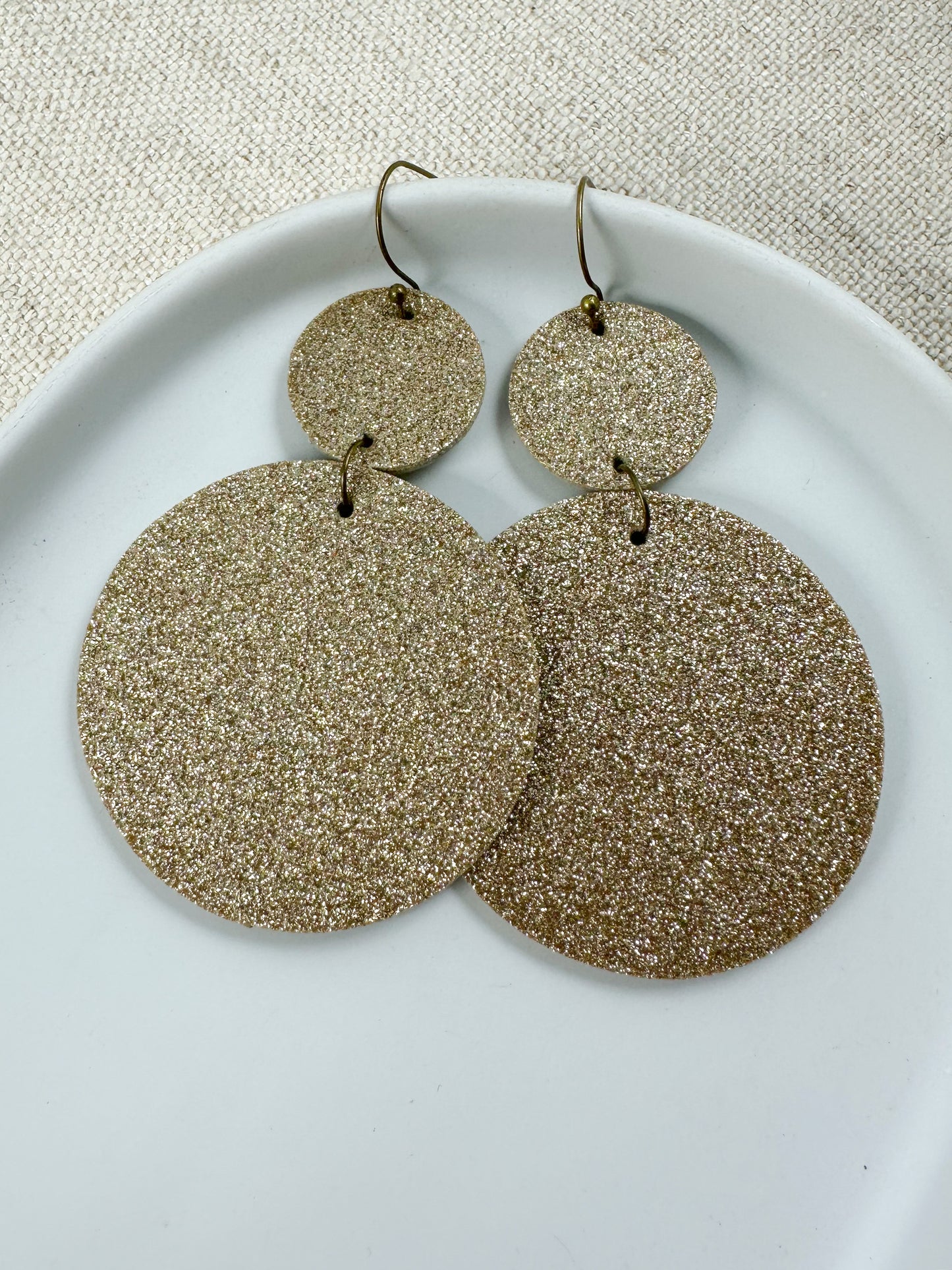 Golden Glow Earrings, Large