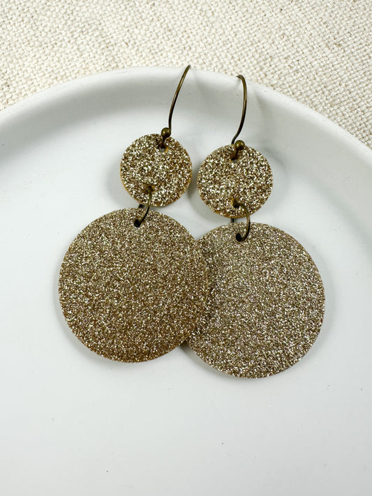 Golden Glow Earrings, Small