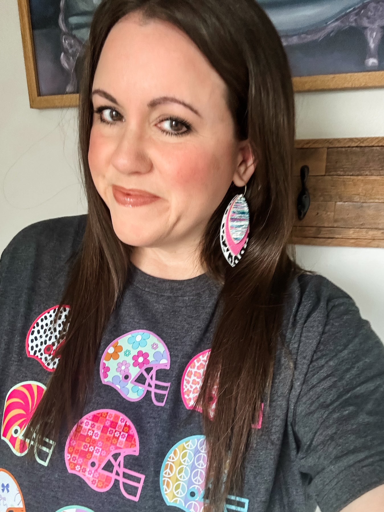 Painted Tracks Earrings