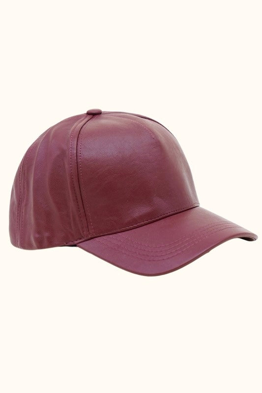 Modern Classic Hat, Maroon