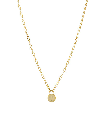 Lock & Letter Necklace--PREORDER
