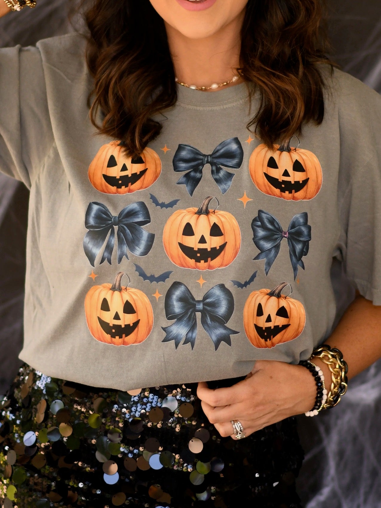 Bats & Bows Tee--PREORDER