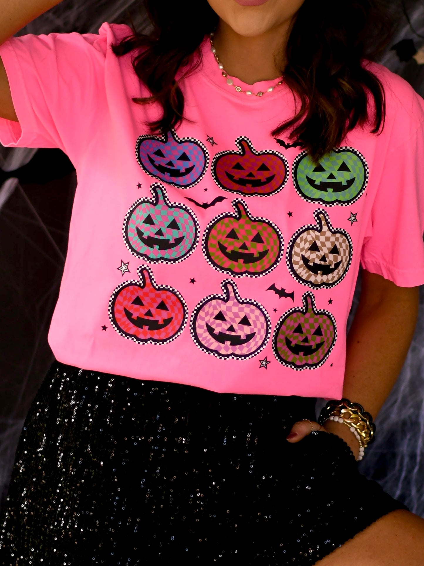Glow Party Pumpkin Tee--PREORDER