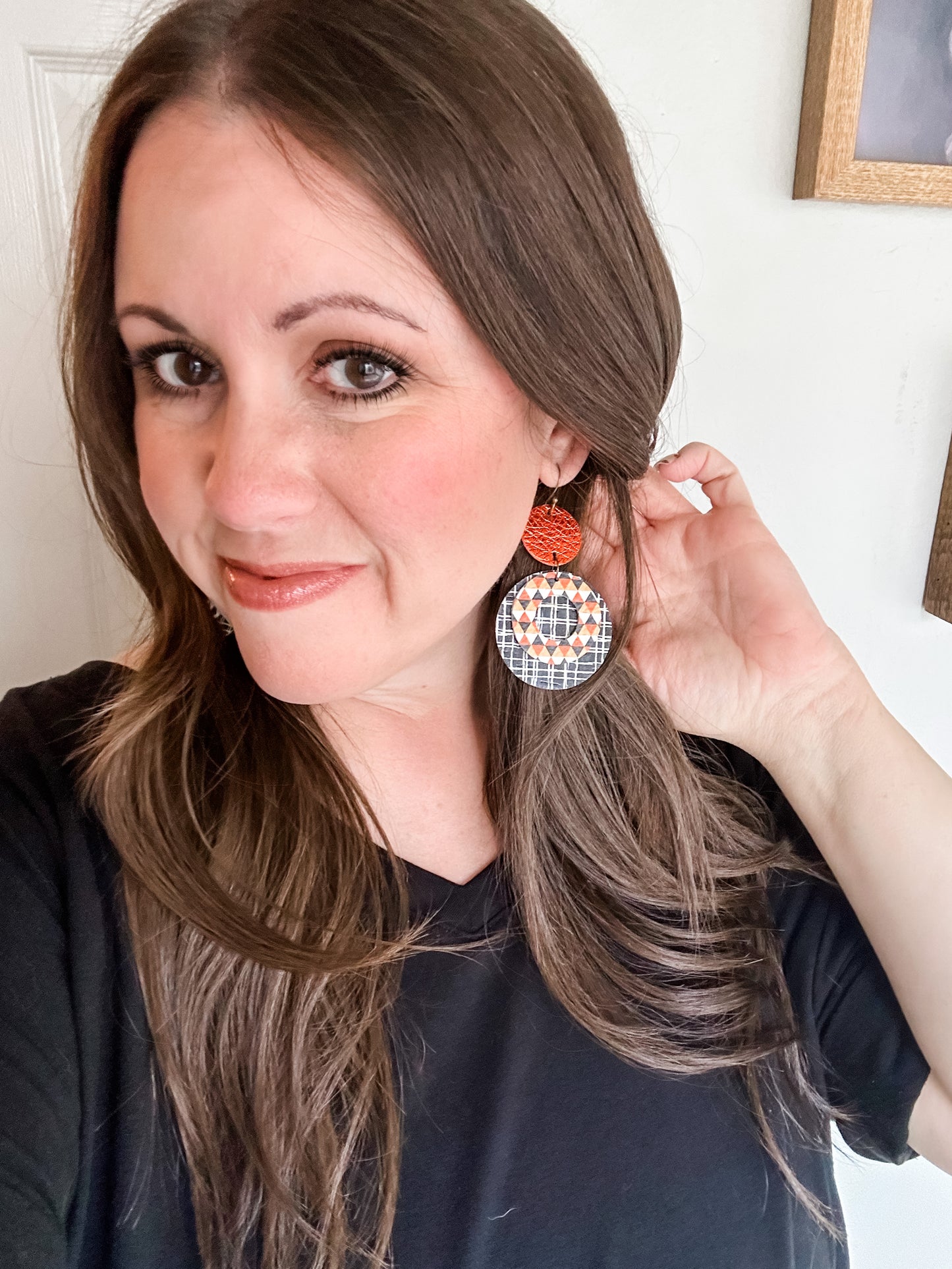 Candy Corn Chaos Earrings