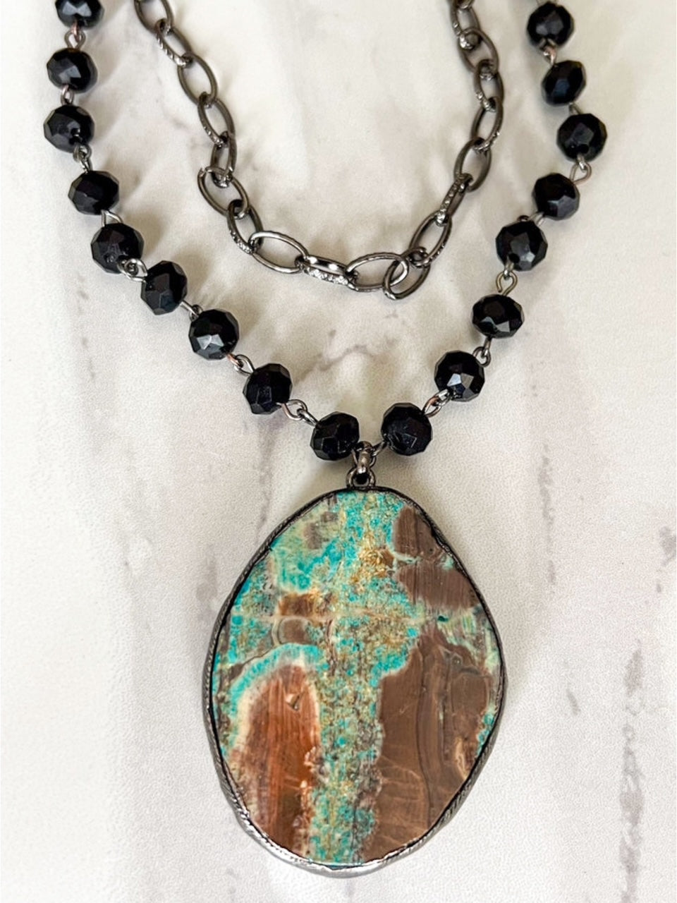 Sedona Skies Necklace, Black