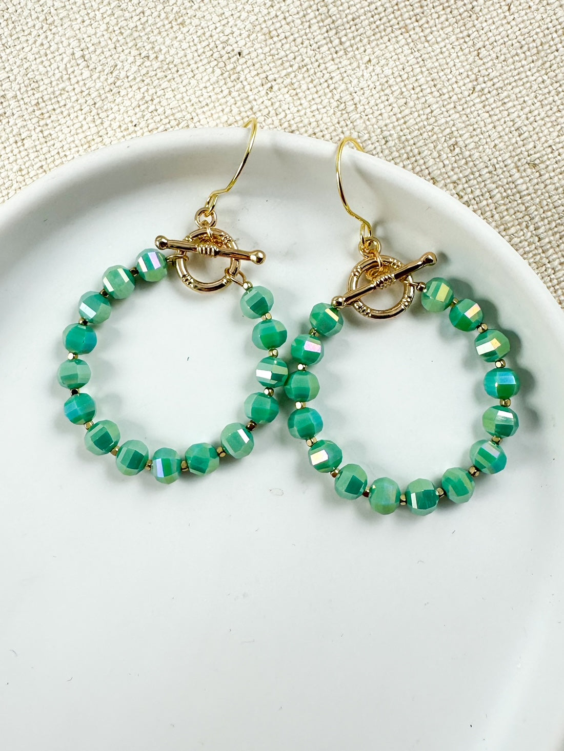 Classy But Sassy Earrings, Jade