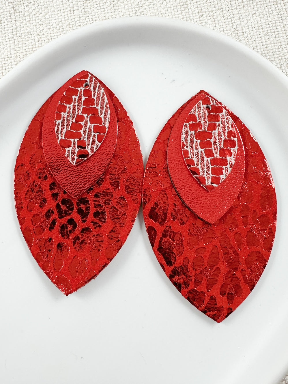 Game Days We Wear Red Earrings