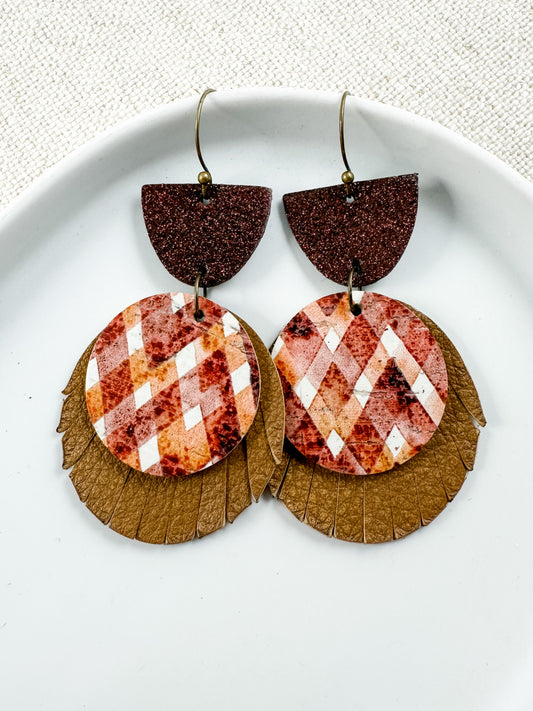 Cinnamon Spice Earrings