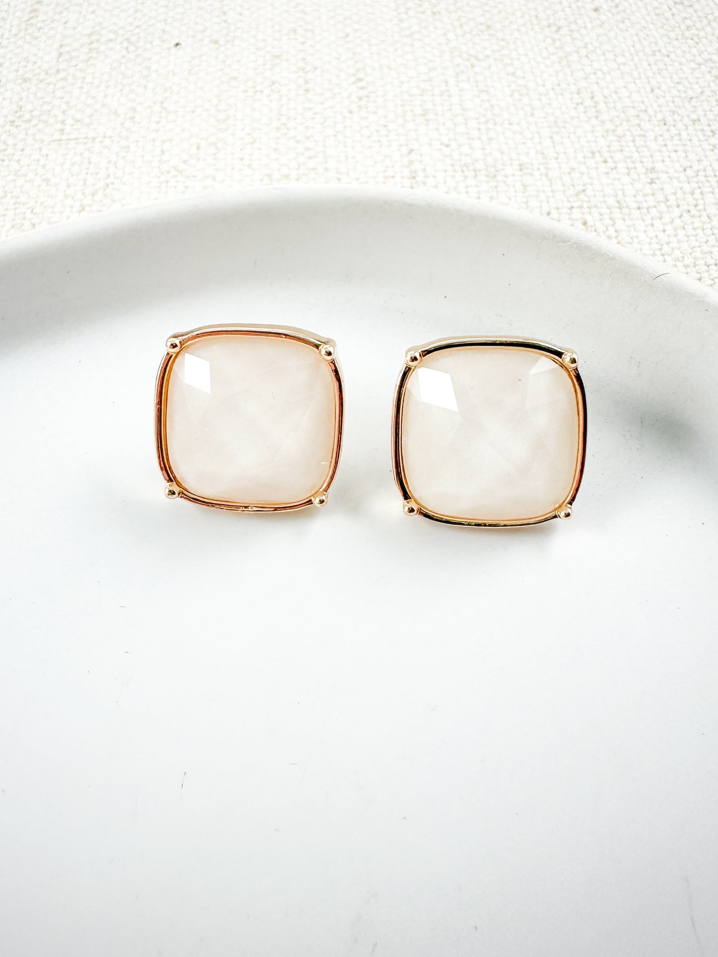 Quiet Light Studs, Ivory