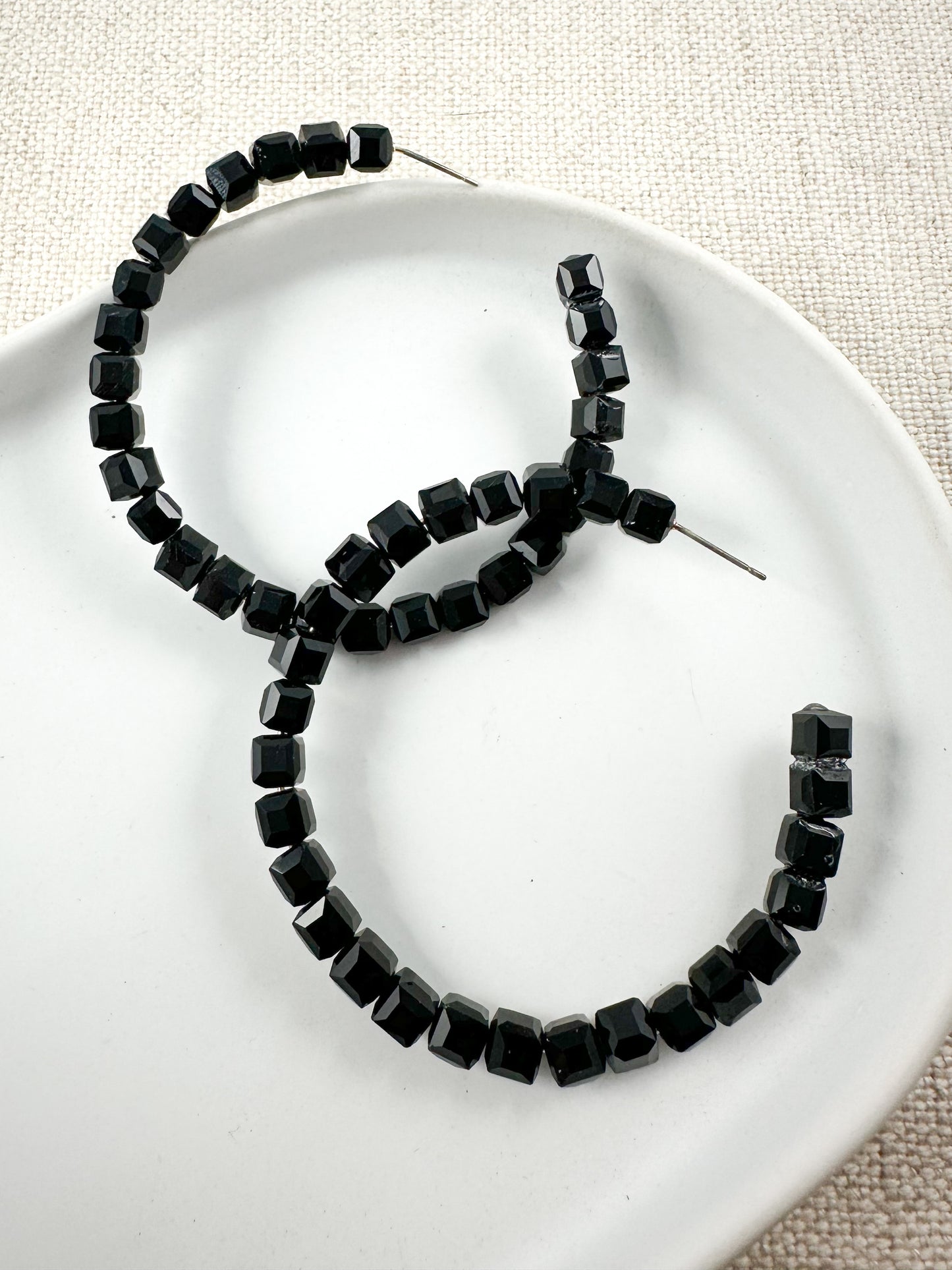 Everyday Happiness Hoops, Black