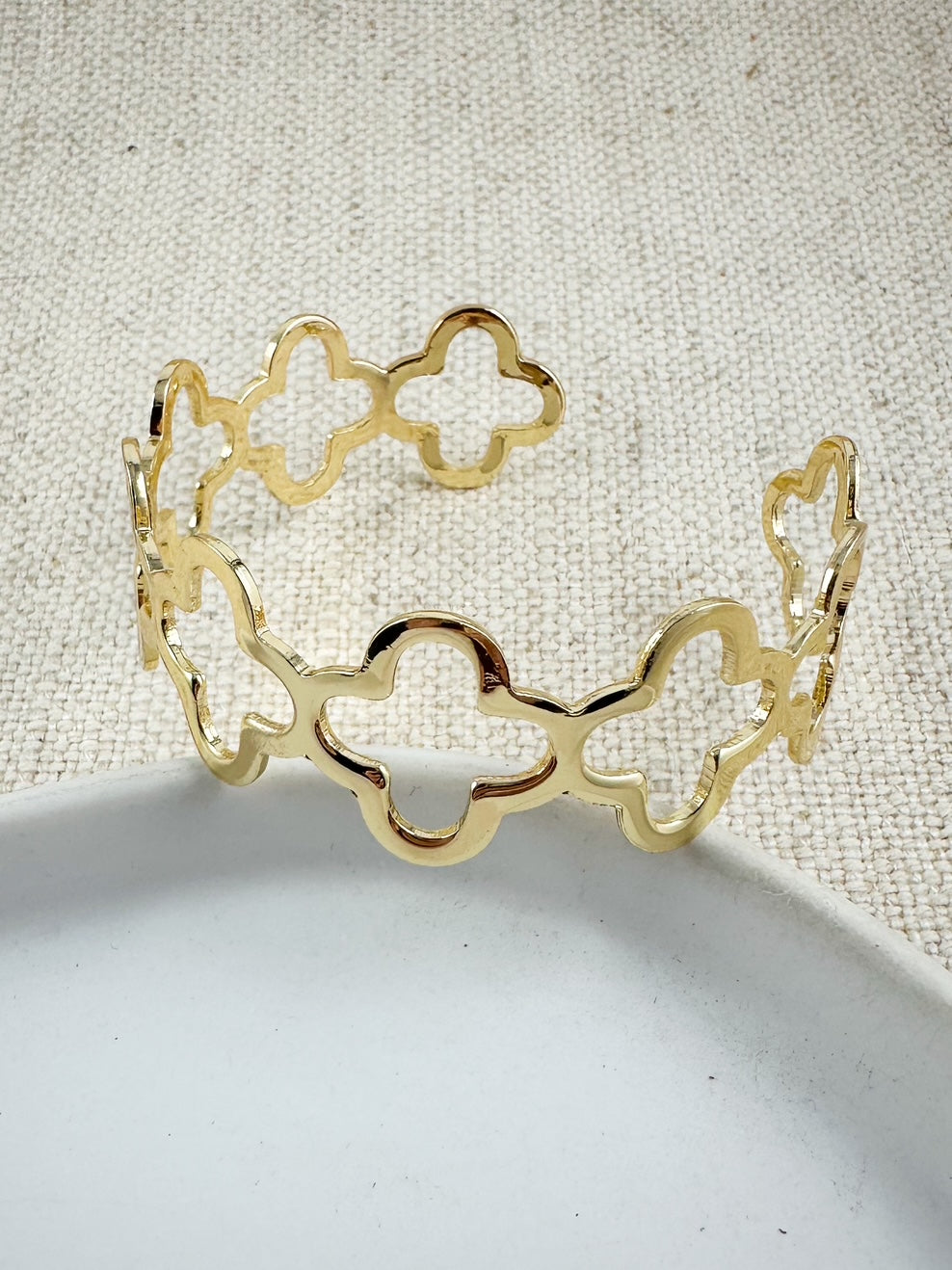 Brassleaf Cuff Bracelet