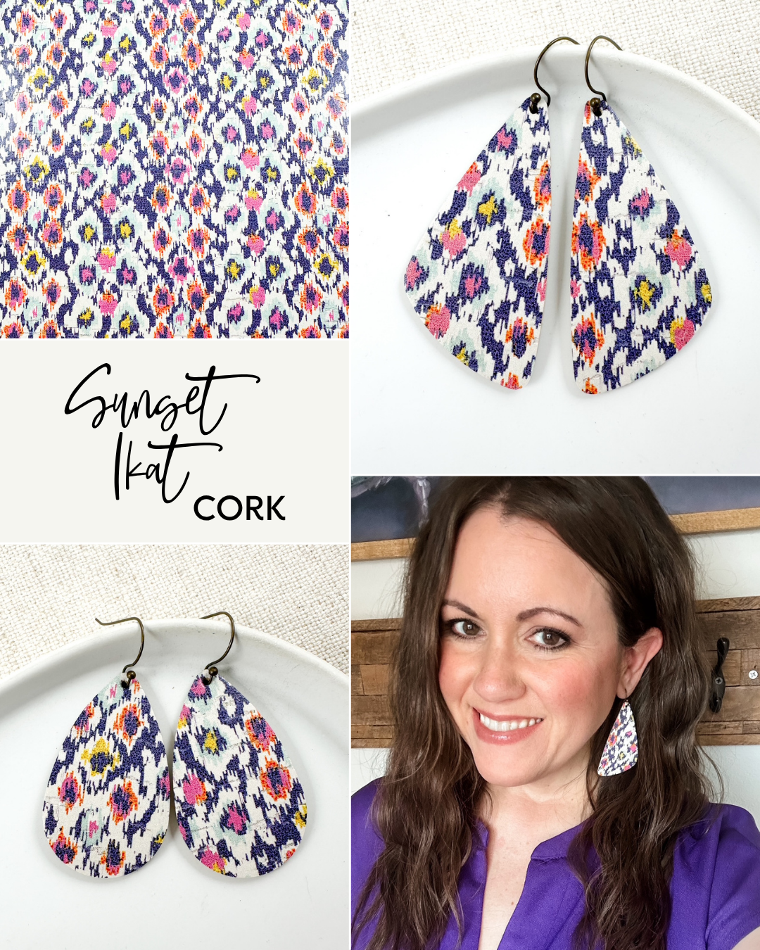Sunset Ikat Cork