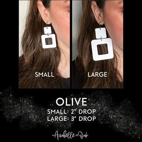 Sweetheart Squared Earrings