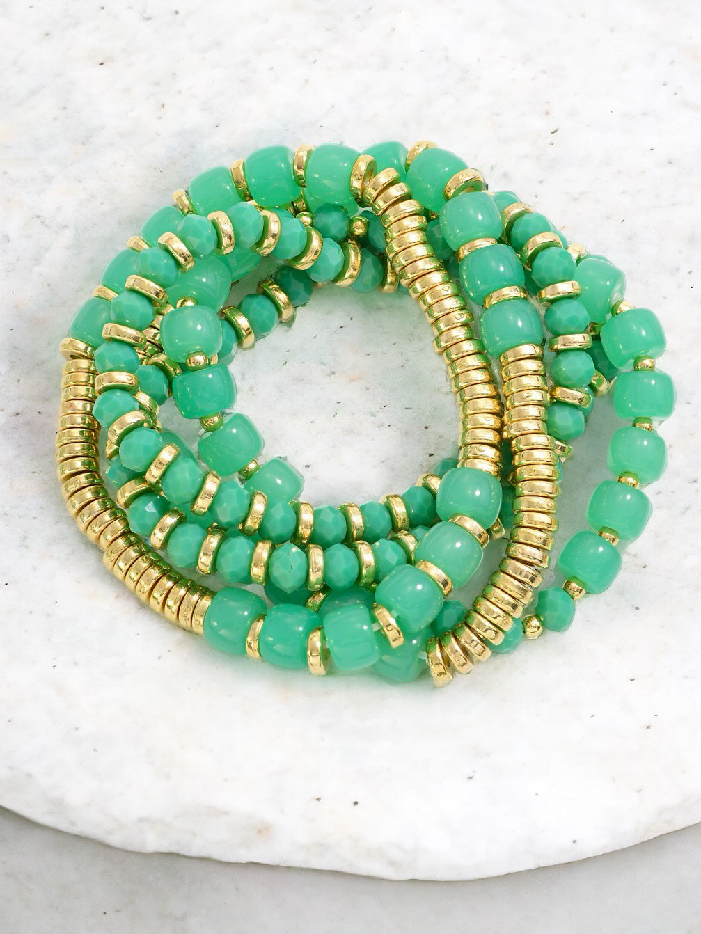 Beach Bound Bracelet, Jade