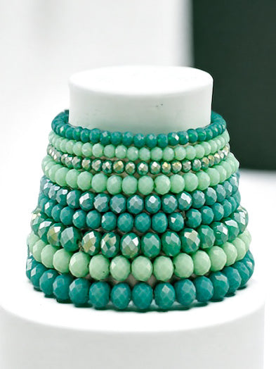 Wild & Fun Bracelet Set, Jade
