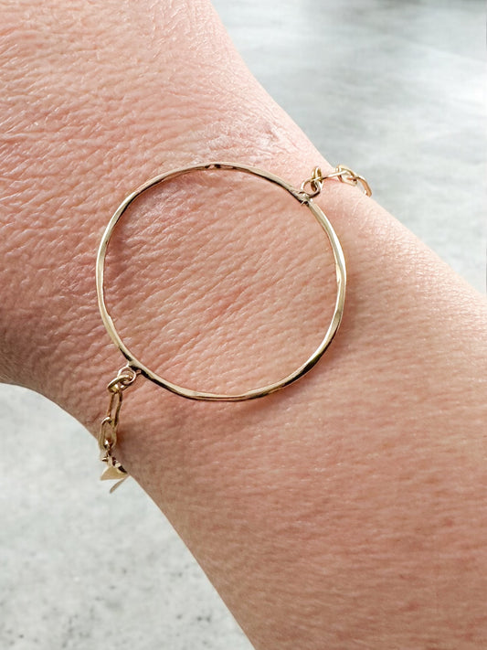 The Porch Light Bracelet, Gold