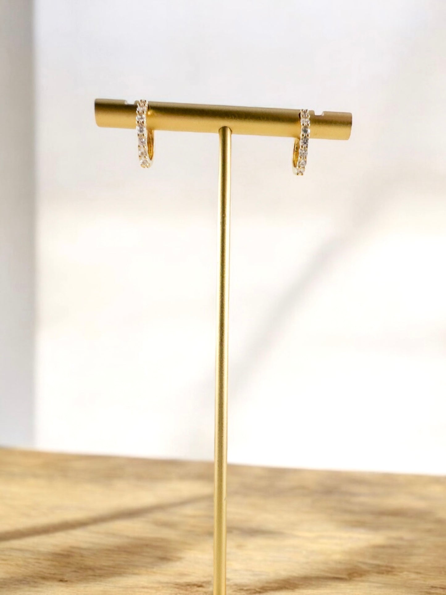 Gleamline Huggie Hoops, Gold