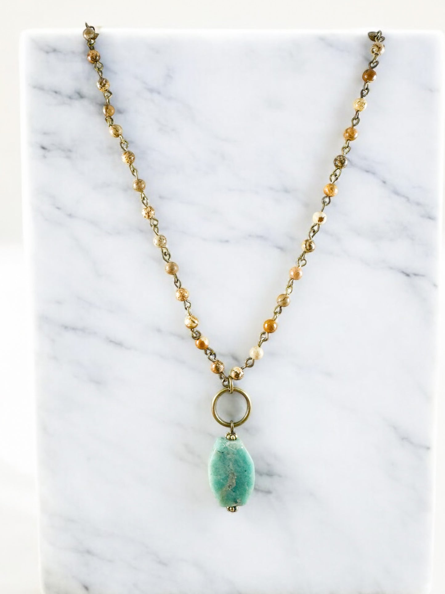 Jasper Sunset Necklace