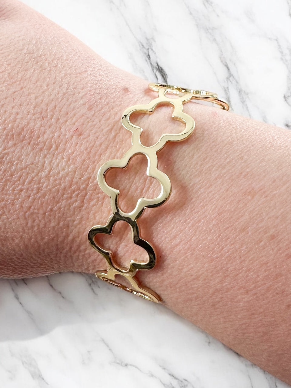 Brassleaf Cuff Bracelet