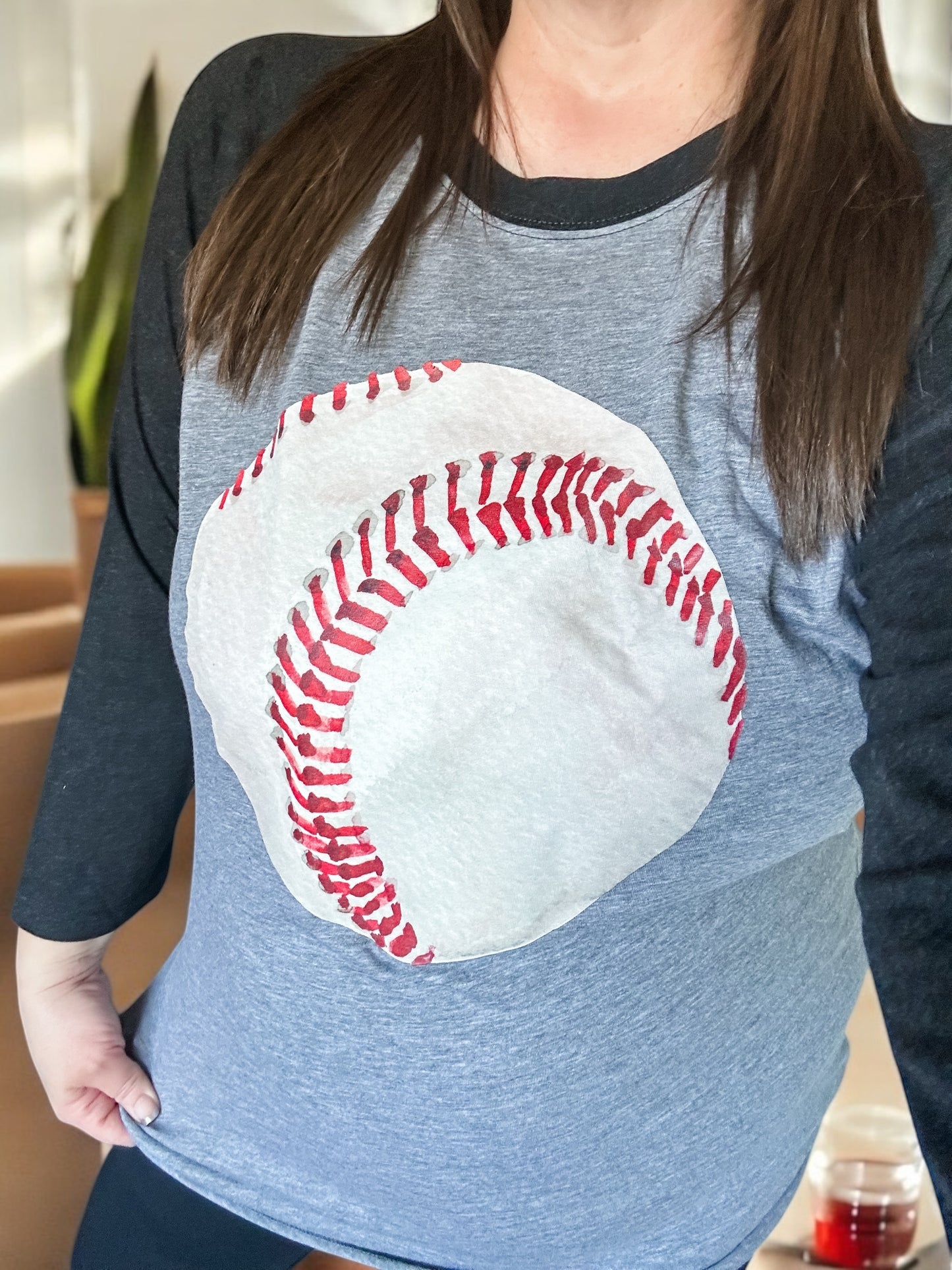 Fan Favorite Raglan Tee, Baseball