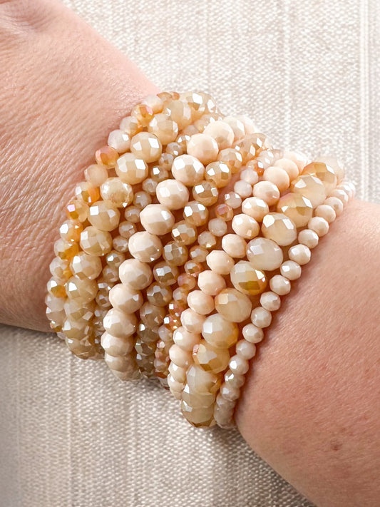 Soft Spoken Bracelet Set, Natural