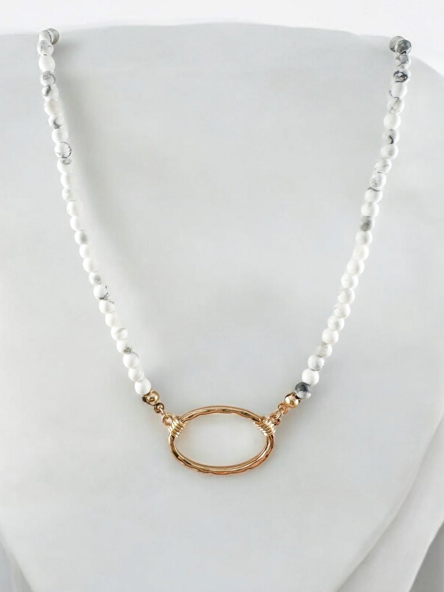 Always Important Necklace, Howlite