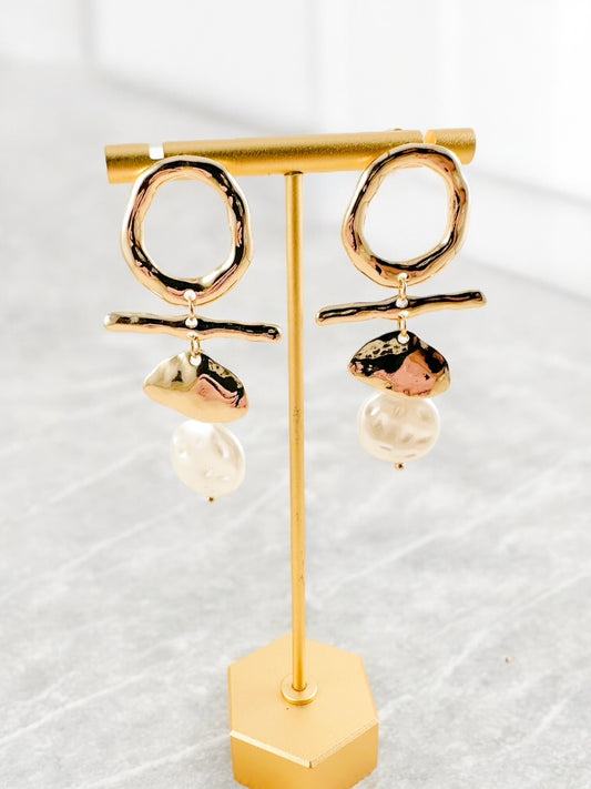 Gilded Drift Earrings