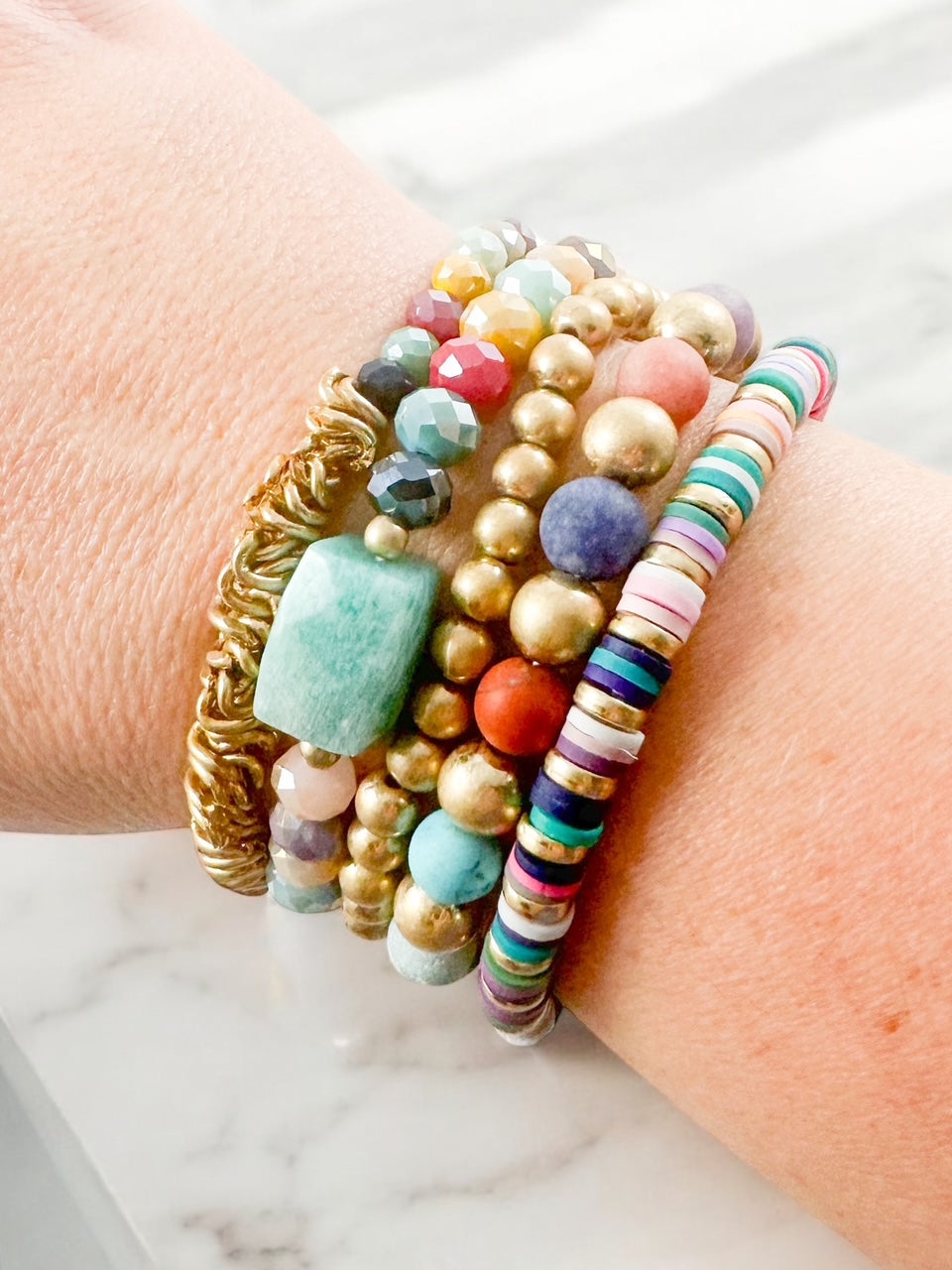 Coast & Canyon Bracelet Set, Jewel Tone
