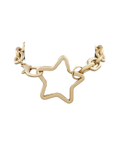 Be the Star Bracelet, Worn Gold