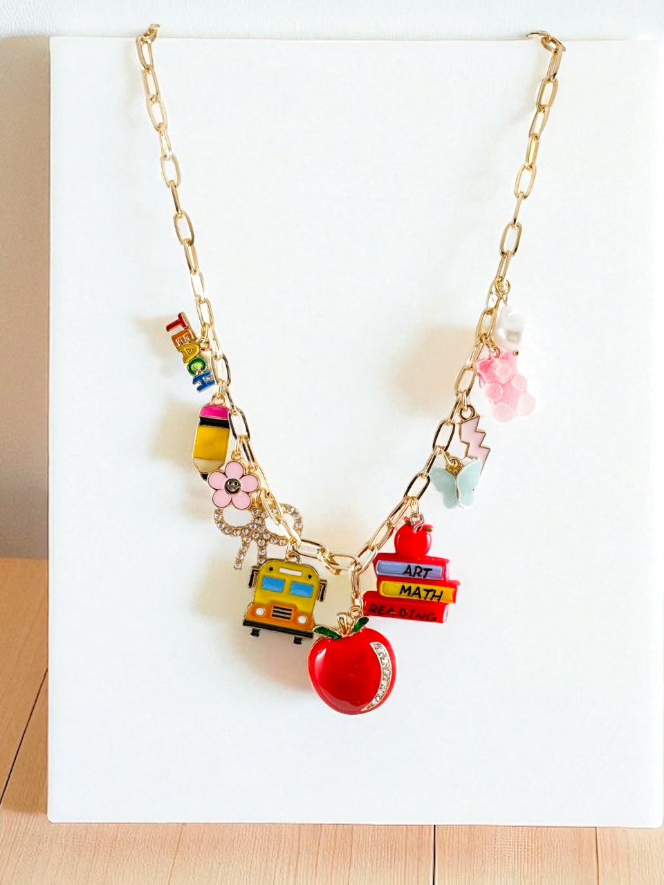 Teach & Inspire Charm Necklace