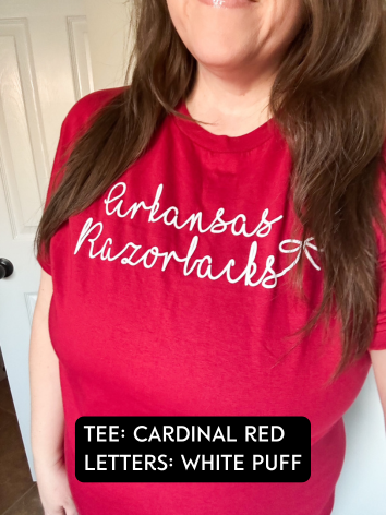 Tailgate Bow Tee--CUSTOMIZEABLE, PREORDER