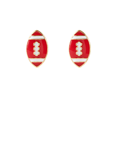 Pass the Ball Studs, Red & White