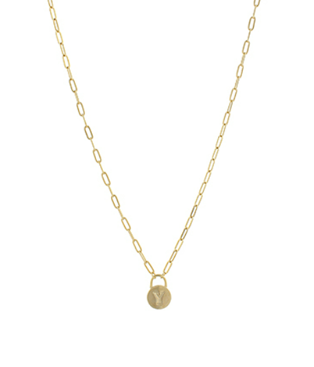 Lock & Letter Necklace--PREORDER
